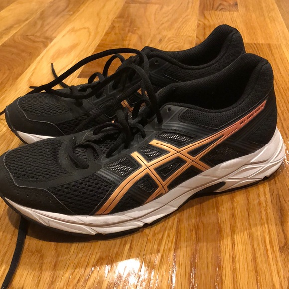 Asics Shoes - Asics Black and Copper/Gold Accent Women's Sneakers